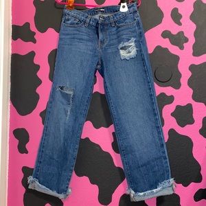 Low rise boyfriend Jeans